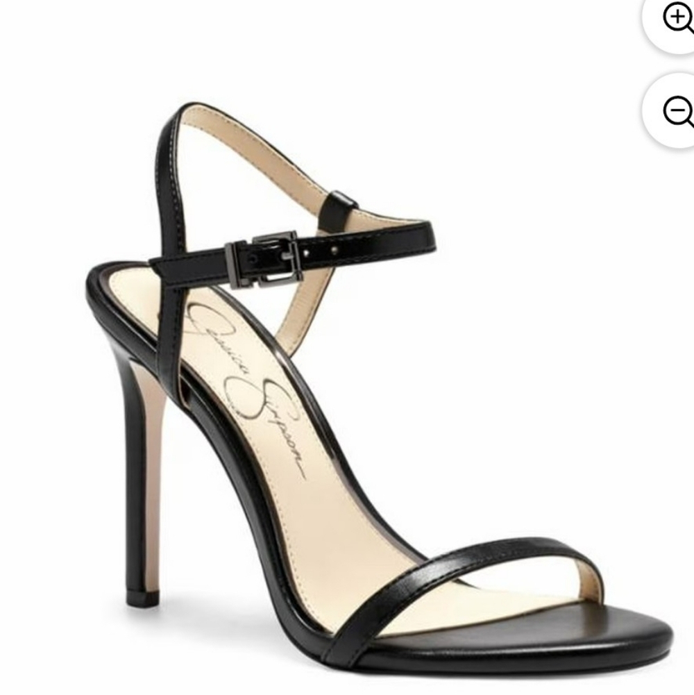 Jessica Simpson JILNI Black Women's Stiletto Sandals